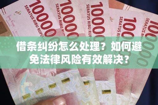 武汉借条纠纷怎么处理？如何避免法律风险有效解决？
