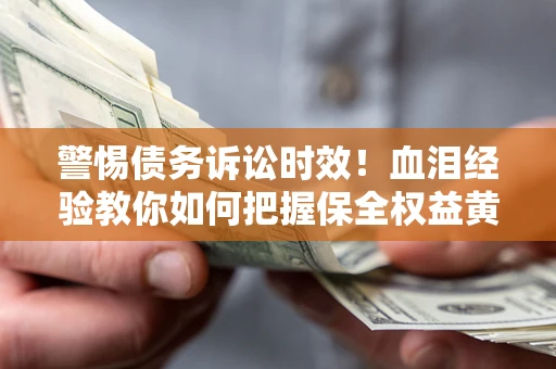 武汉警惕债务诉讼时效！血泪经验教你如何把握保全权益黄金期