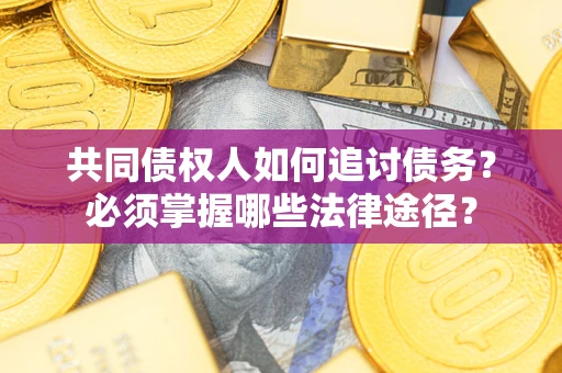 武汉共同债权人如何追讨债务？必须掌握哪些法律途径？