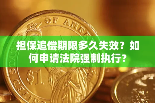 武汉担保追偿期限多久失效？如何申请法院强制执行？