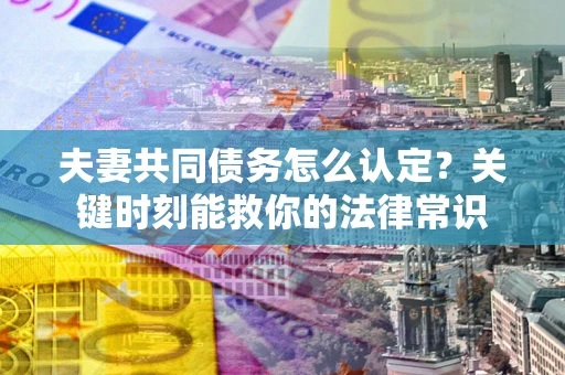 武汉夫妻共同债务怎么认定？关键时刻能救你的法律常识