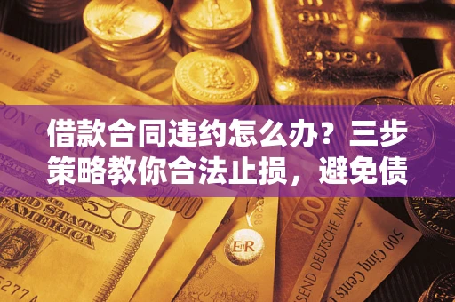 武汉借款合同违约怎么办？三步策略教你合法止损，避免债务危机升级