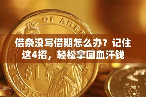 武汉借条没写借期怎么办？记住这4招，轻松拿回血汗钱