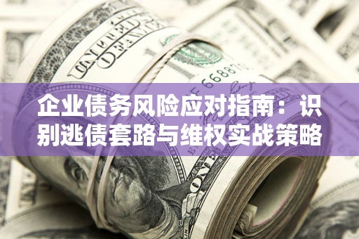 武汉企业债务风险应对指南：识别逃债套路与维权实战策略